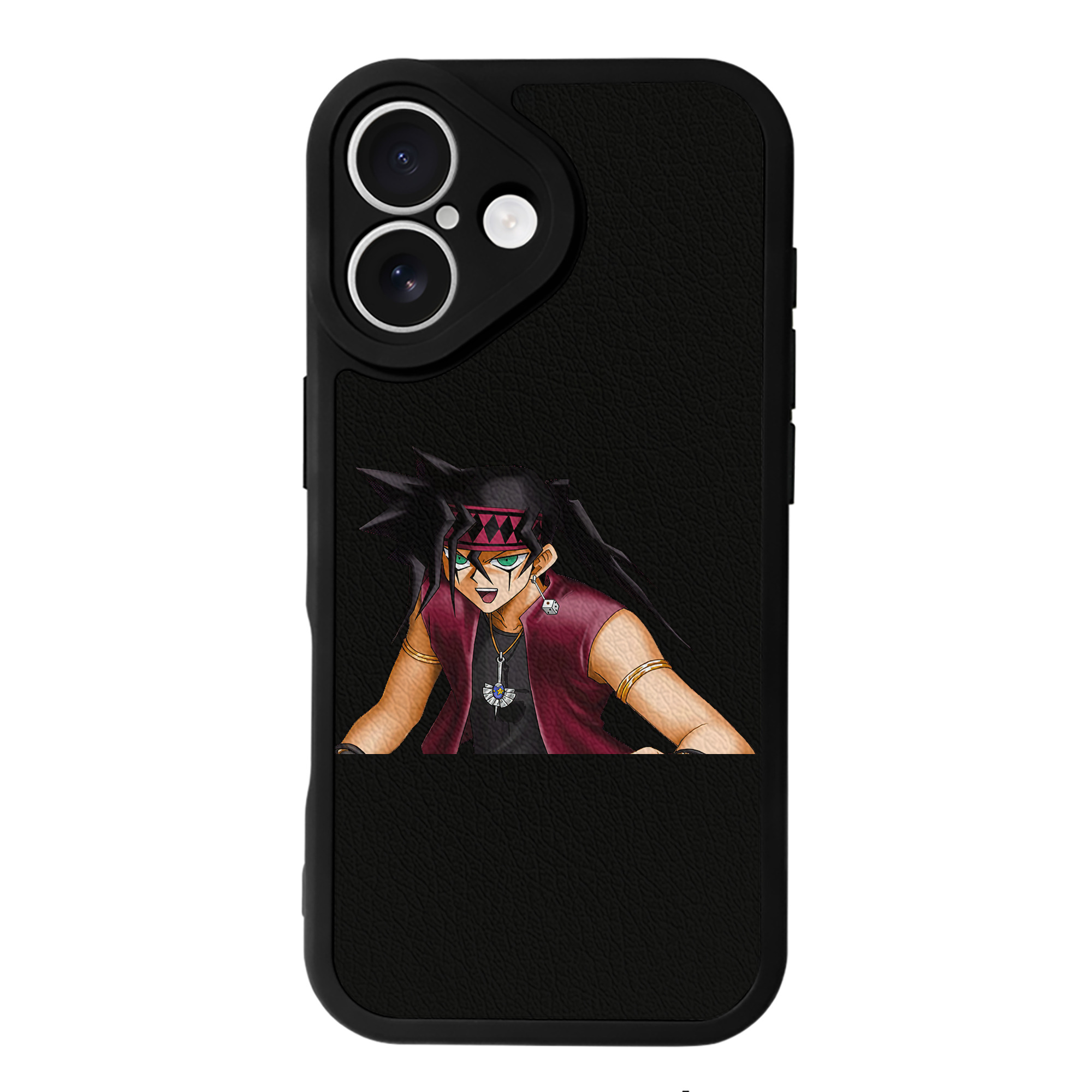 遊☆戯☆王 Yu-Gi-Oh! 【iPhone 16シリーズ対応】シリコンスマホケース（レザー調） 材質：シリコン